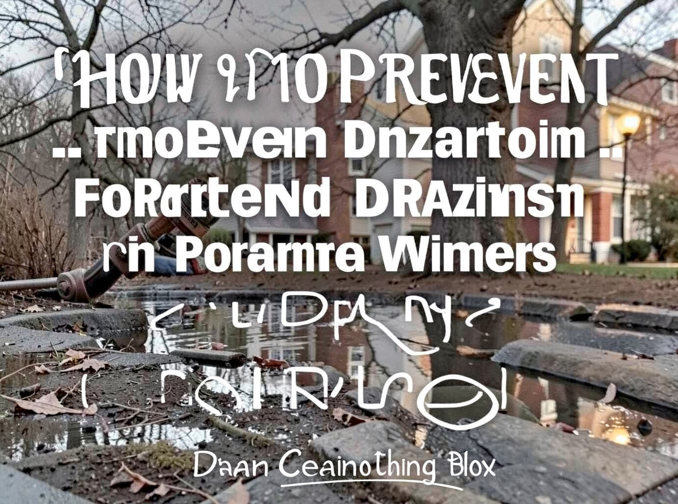 How to Prevent Frozen Drains in Portland Maine Winters